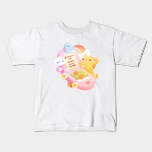 Self-Care Kits: Bloom in your Own Time Kids T-Shirt